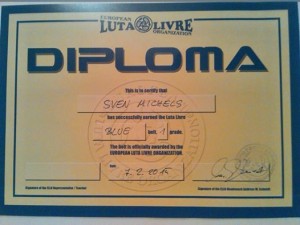 Sven Bluebelt Diplom